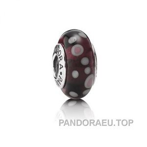 Purple pandora charm